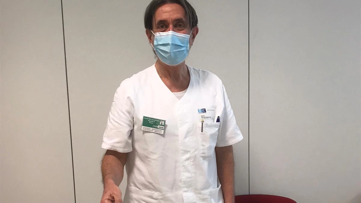 Il dottor Leandro Barontini, a capo del reparto di terapia intensiva