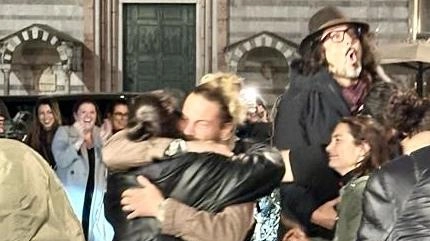 Vince La Dritta, festa nella notte in San Francesco