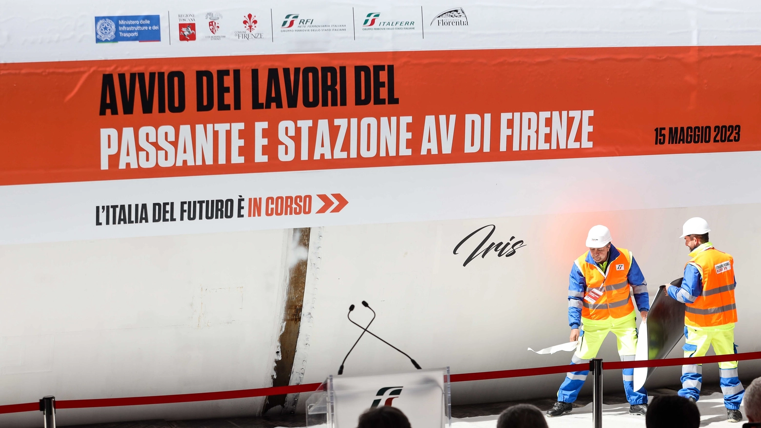 L'avvio dei lavori dell'Alta velocita a Firenze (New Press Photo)