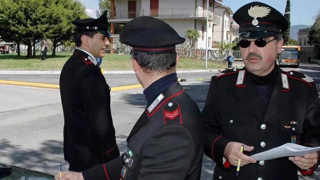 Tre carabinieri veri (foto repertorio)