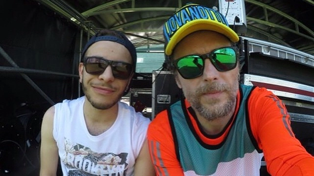 Danny Bronzini con Jovanotti (foto Facebook)