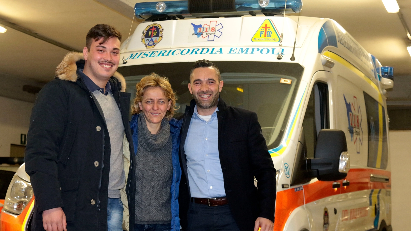 Adele Carli, Gianmarco Marconcini e Daniele Guazzini. Foto Nucci/Germogli