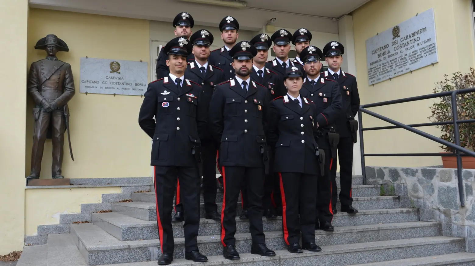 I nuovi carabinieri arrivati a Prato I nuovi carabinieri arrivati a Prato