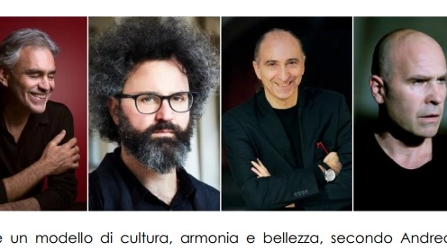 Andrea Bocelli e Simone Cristicchi