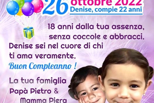 Denise Pipitone oggi compie 22 anni