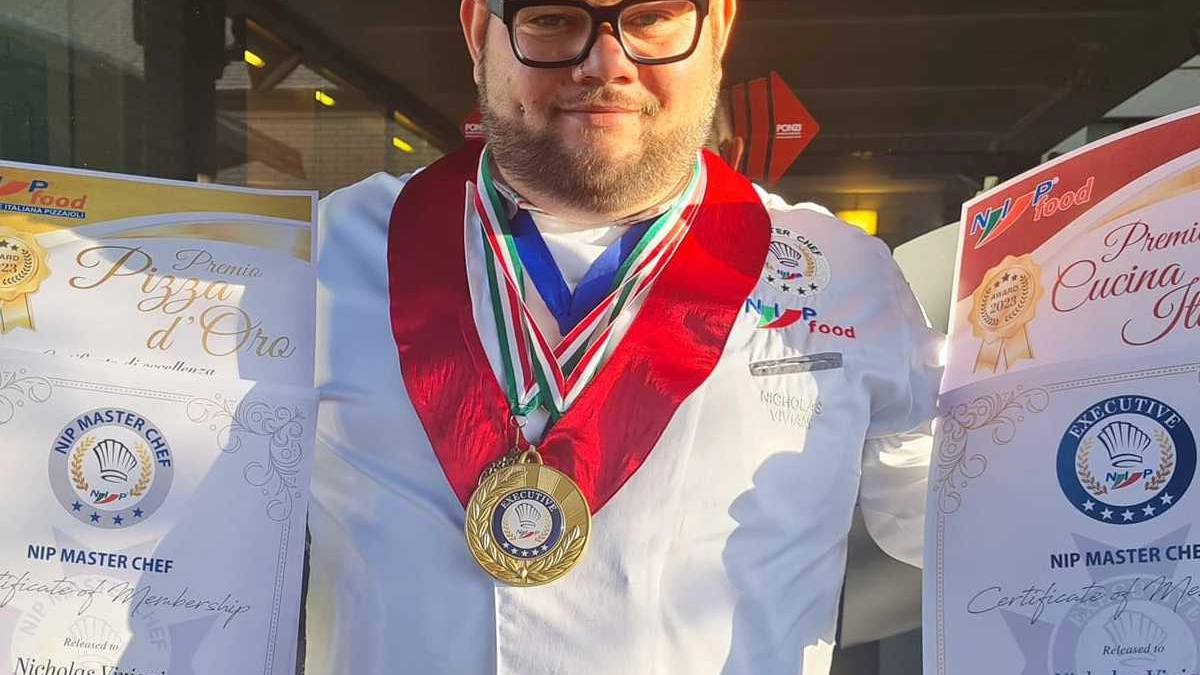 Nicholas Viviani è il ‘Pizzaiolo d’oro’ Nicholas Viviani è il ‘Pizzaiolo d’oro’