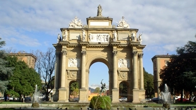 L'Arco dei Lorena in piazza della Libertà L'Arco dei Lorena in piazza della Libertà