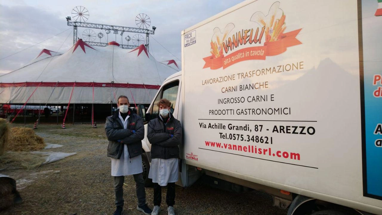 Circo consegna carne ditta Vannelli