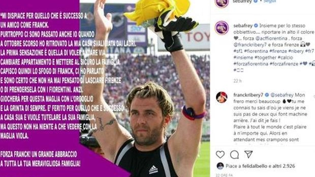 Ribery su Instagram: "Io non indietreggio, viola per sempre"