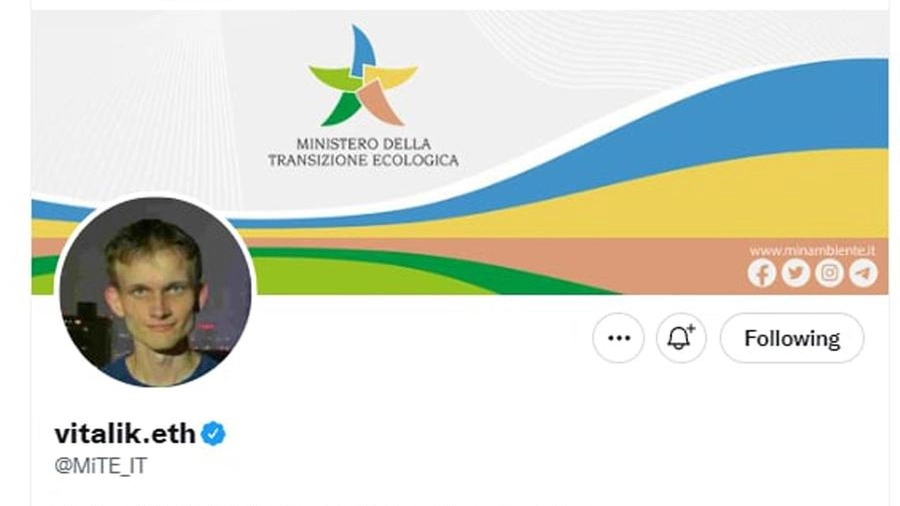 Hackerato il profilo Twitter del ministero della Transizione ecologica