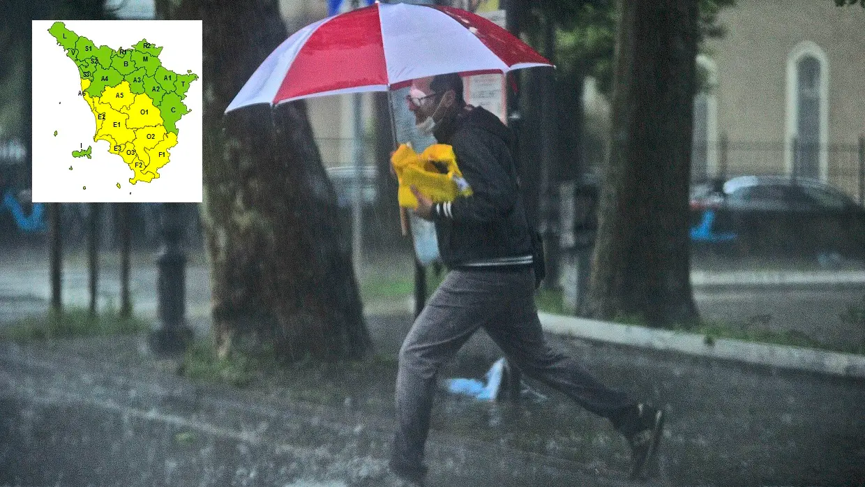 Maltempo, allerta gialla in Toscana Maltempo, allerta gialla in Toscana