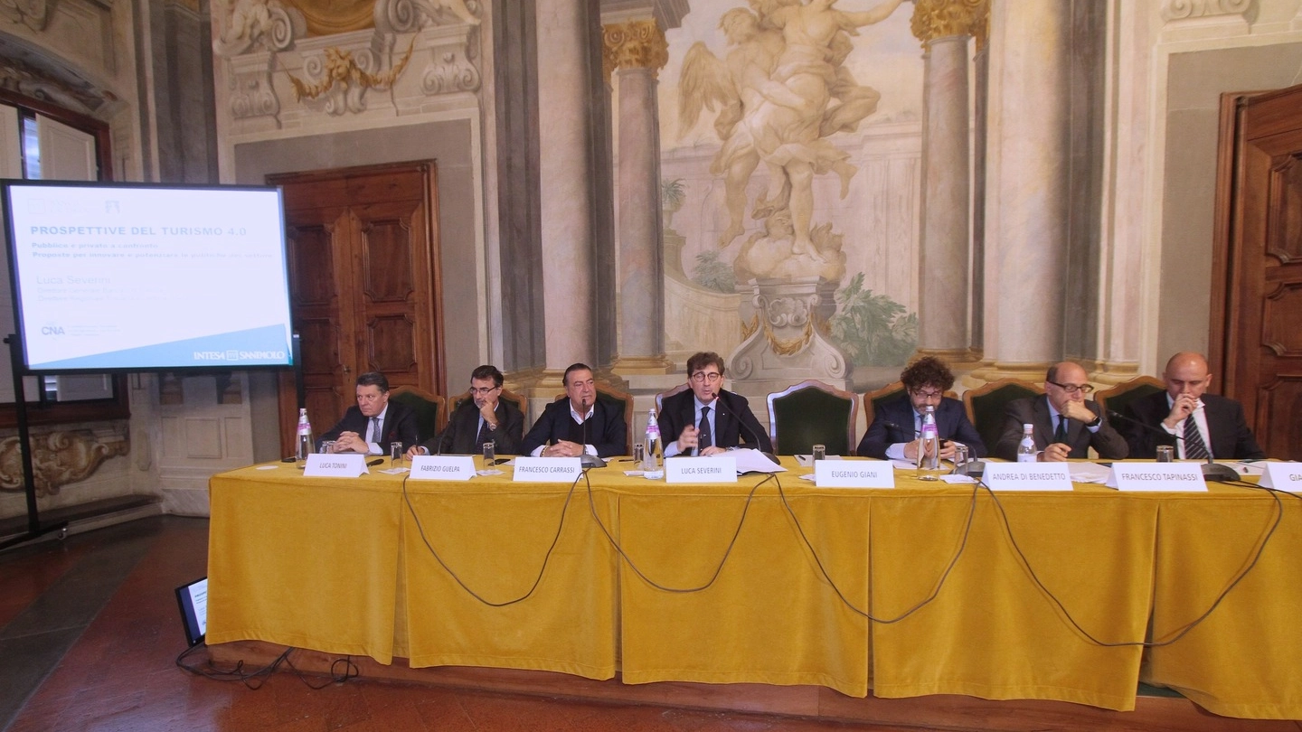 Il convegno a Palazzo Incontri (foto Umberto Visintini/New Pressphoto)