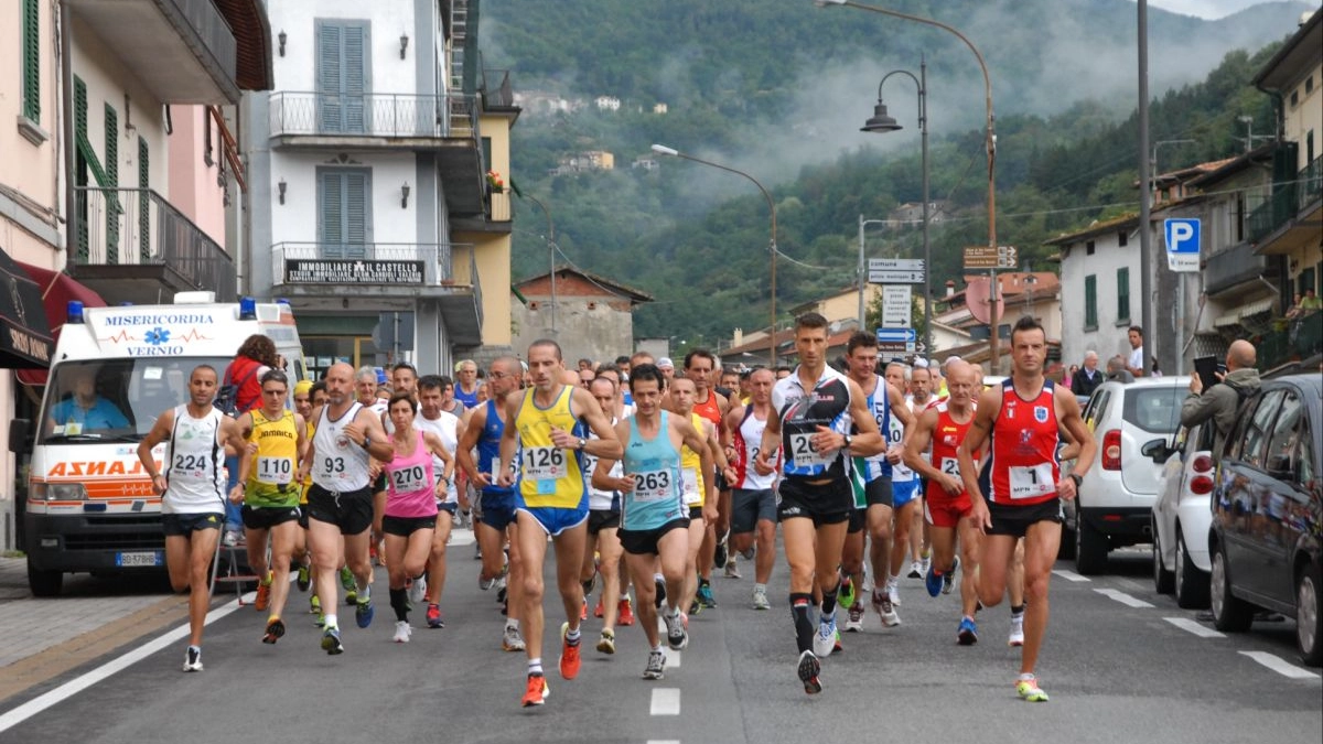 Un momento della corsa (foto Piero Giacomelli/Regalami un sorriso onlus)