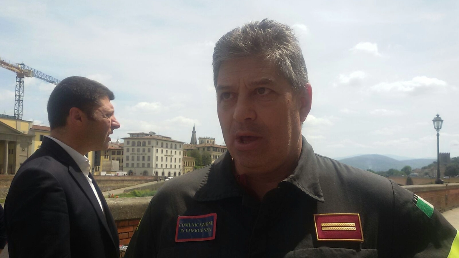 Maurizio Maleci, portavoce dei vigili del fuoco