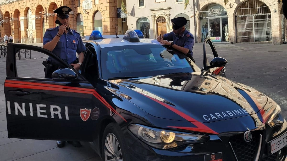 Sono intervenuti i Carabinieri di Foligno