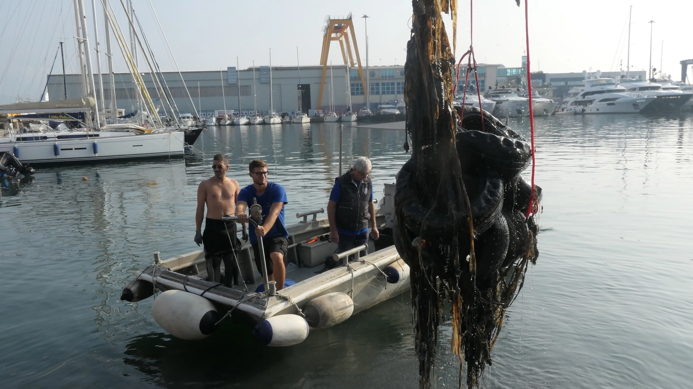 Il recupero dell’anfora greca che serviva per portare vino o olio Il recupero dell’anfora greca che serviva per portare vino o olio