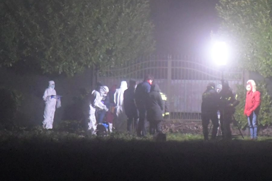 Il luogo del ritrovamento del cadavere
