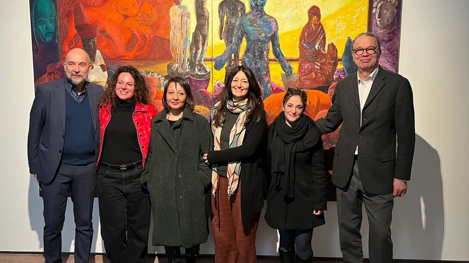 Da sinistra Fabio di Vincenzo, Veronica Caciolli, Aryan Ozmaei, Valentina Gensini, Giulia Dionisi Da sinistra Fabio di Vincenzo, Veronica Caciolli, Aryan Ozmaei, Valentina Gensini, Giulia Dionisi
