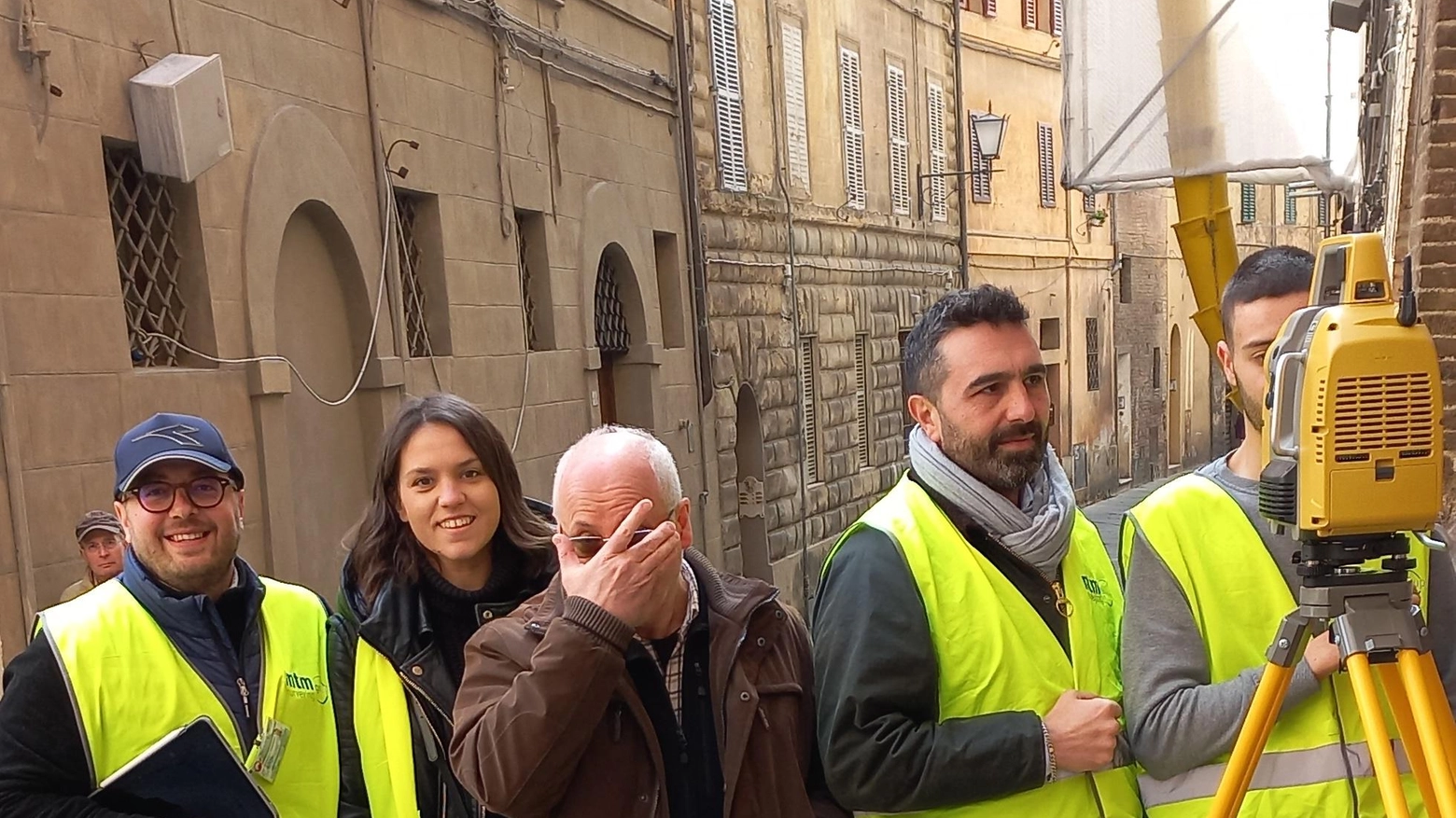 Drone per georeferenziare Palazzo pubblico