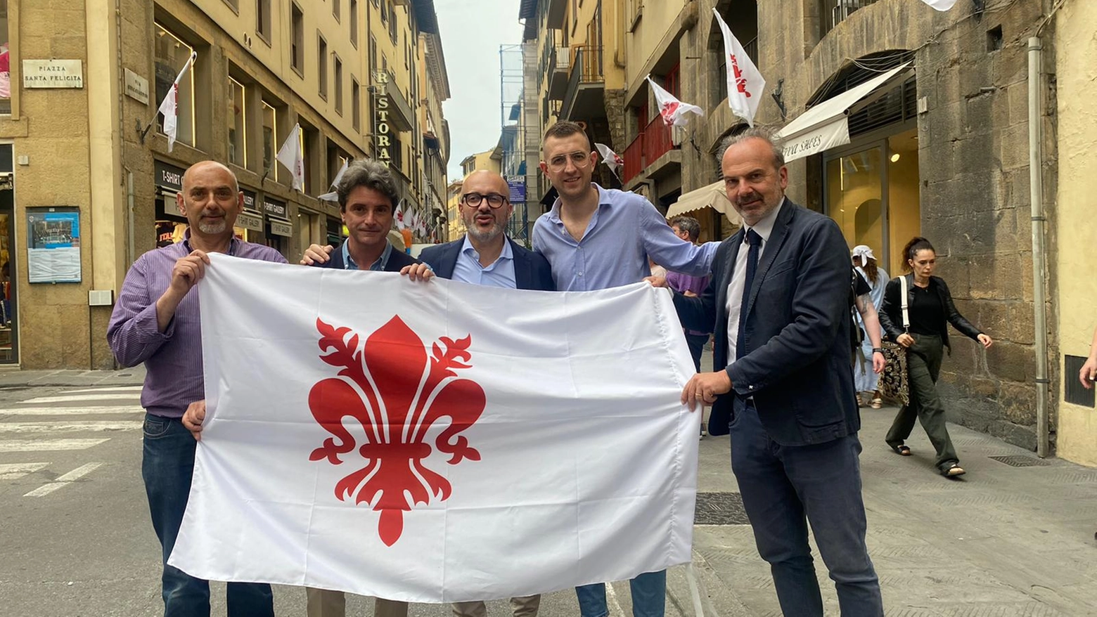 L'inaugurazione del nuovo allestimento in via Guicciardini