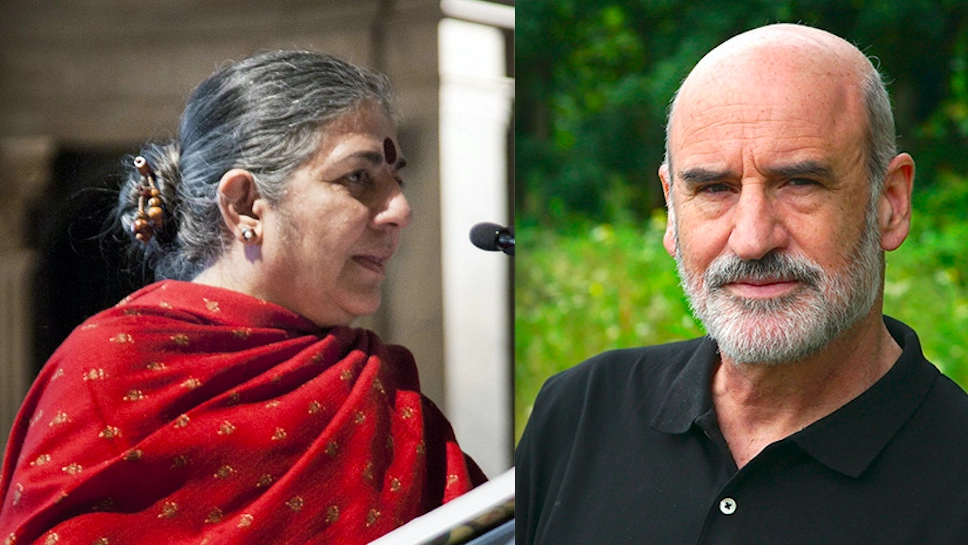 Vandana Shiva e Fernando Aramburu, tra i protagonisti dei Dialoghi