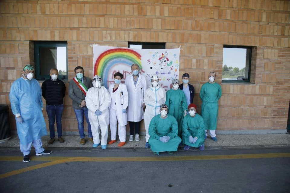 La consegna dei respiratori