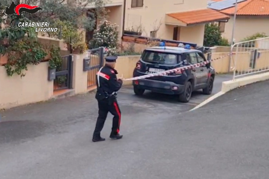 I carabinieri sul posto