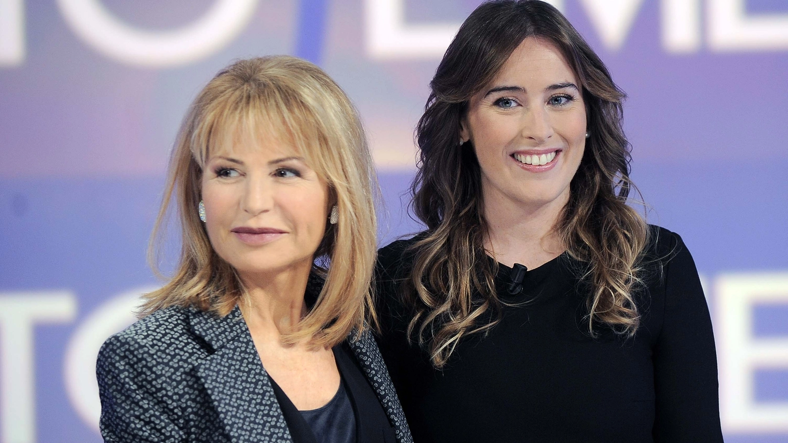 Lilli Gruber e Maria Elena Boschi Lilli Gruber e Maria Elena Boschi
