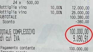 Il conto da 100.000 euro in un ristorante a Viareggio