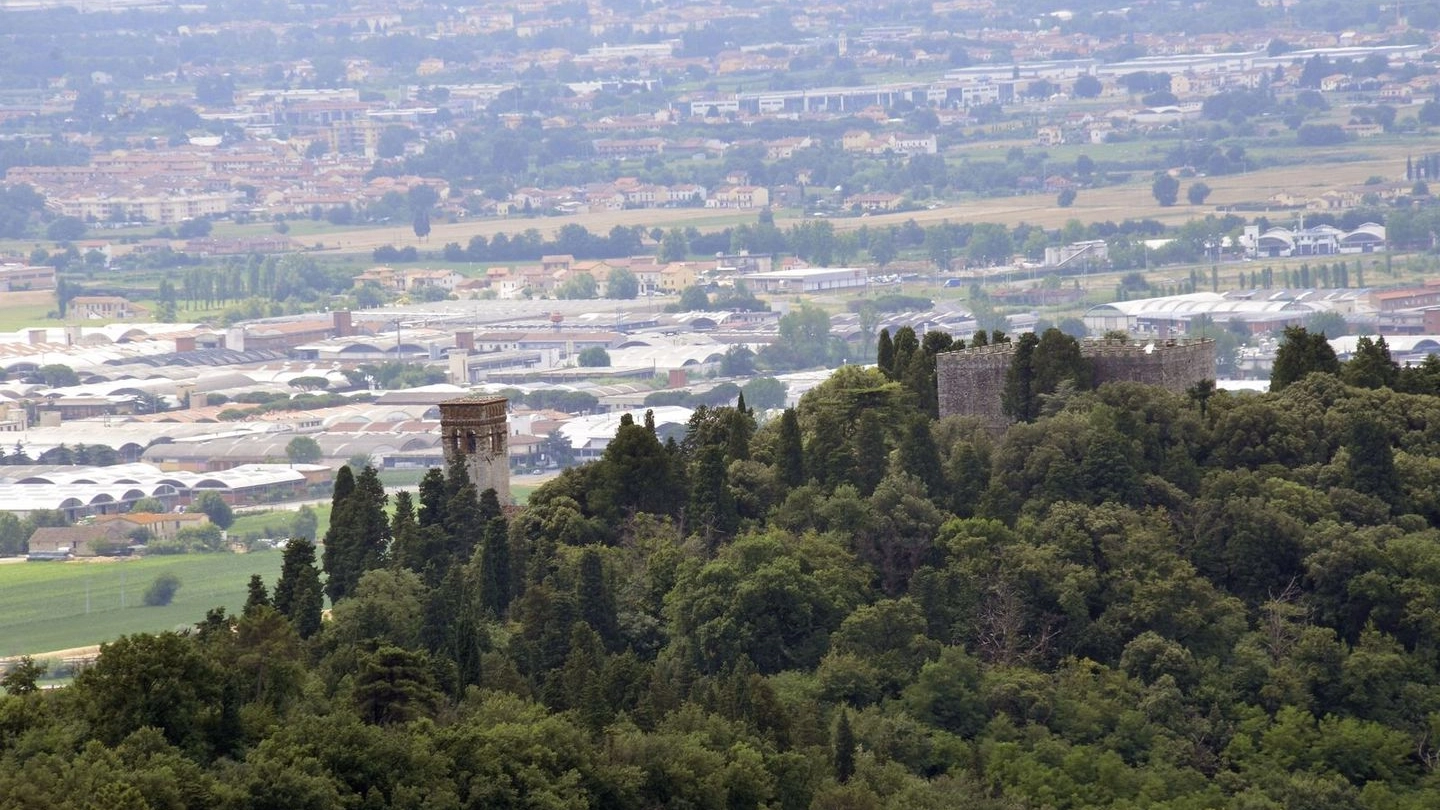 Una panoramica di Montemurlo (foto Attalmi)