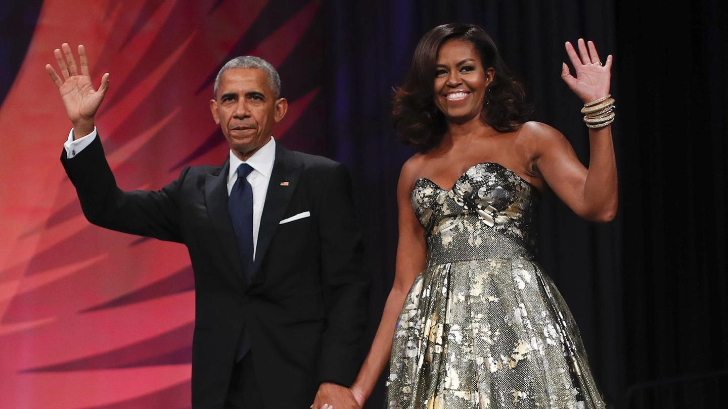 Barack e Michelle Obama (Ansa)