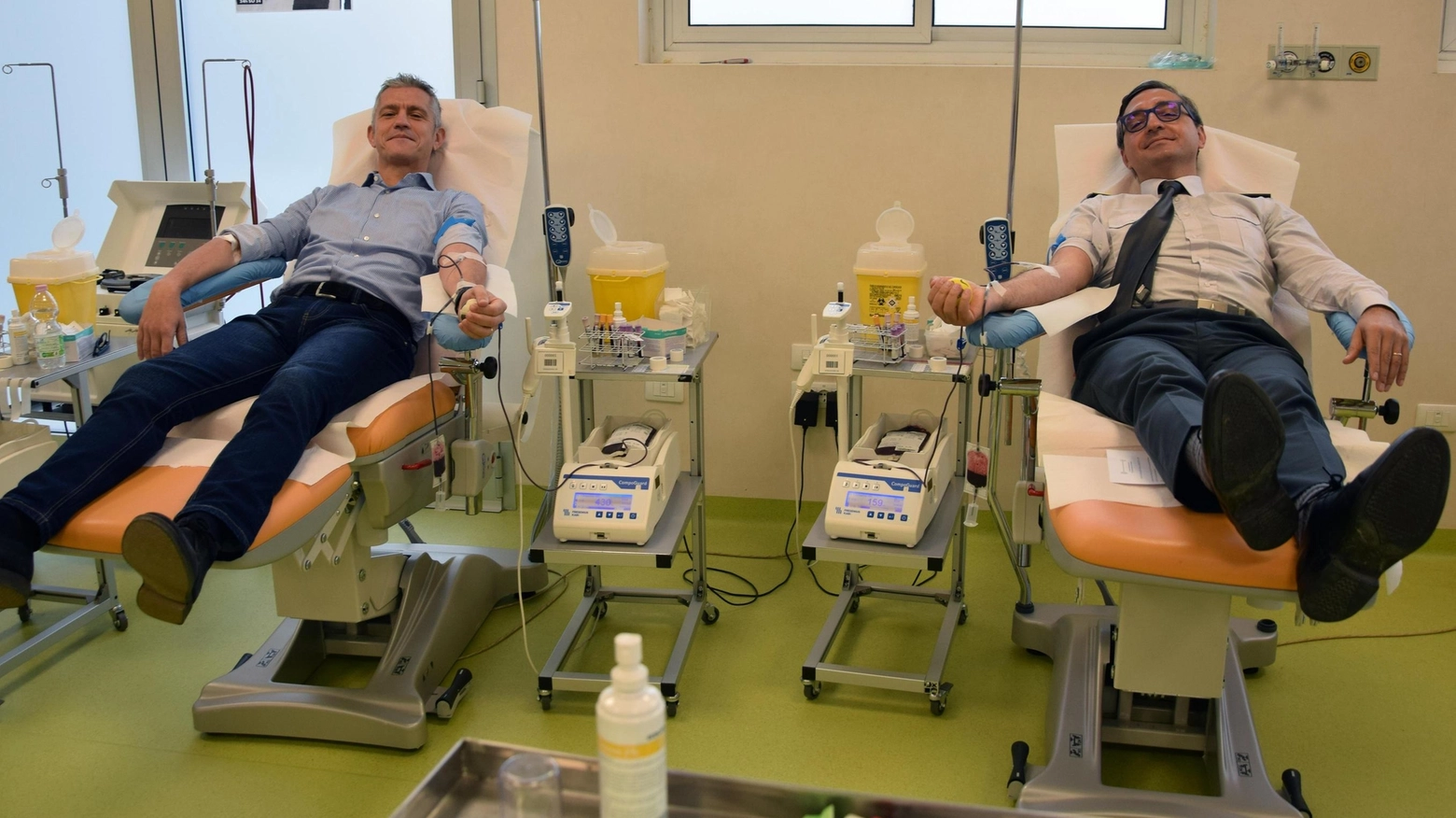 Nuova donazione di sangue di gruppo. Con 15 finanzieri Nuova donazione di sangue di gruppo. Con 15 finanzieri