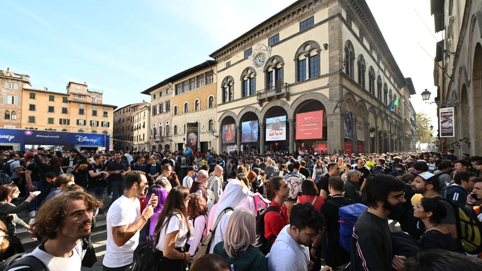 La folla di Lucca Comics & Ganes