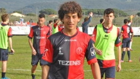 Munir El Falahi, migliore in campo per il Cecina nella partita col Gambassi