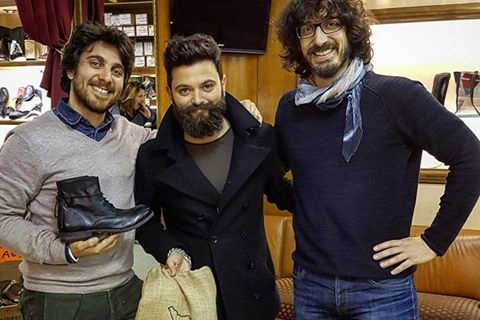 Da sin. Matteo Mantellassi, Francesco Guasti e Duccio Mantellassi