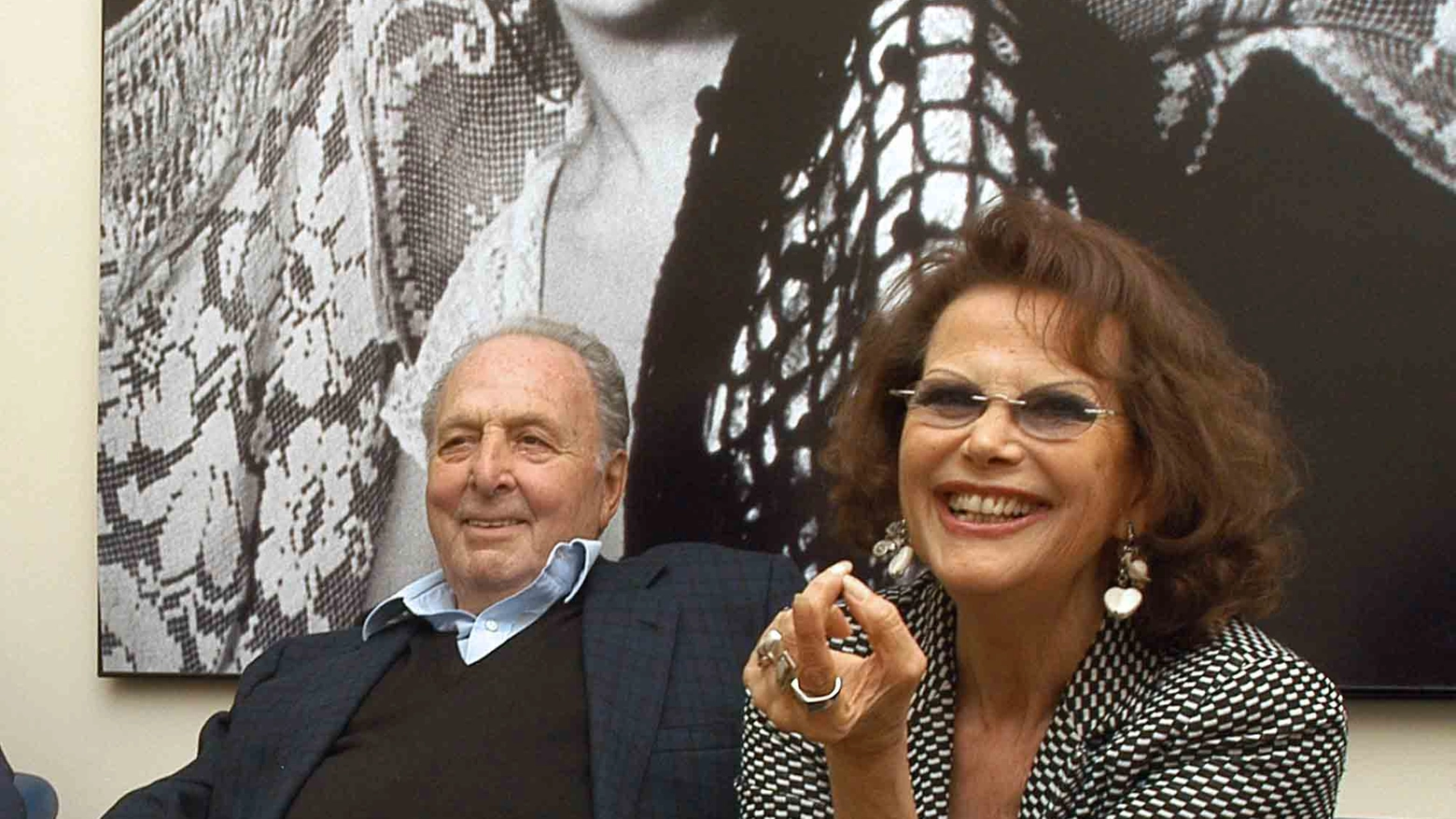 Mauro Bolognini con Claudia Cardinale (Foto Castellani)