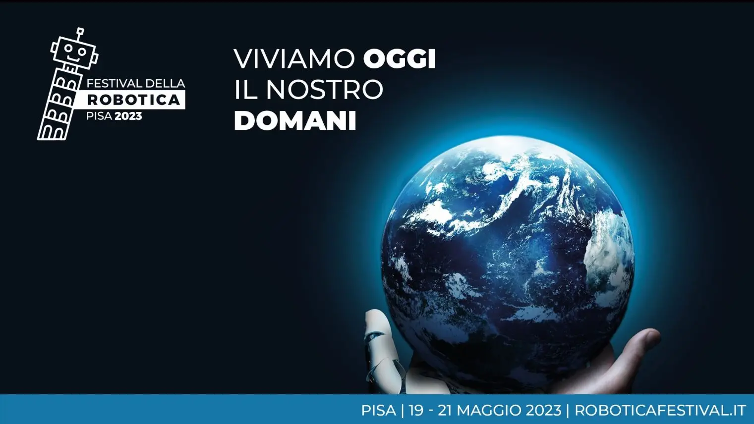 La locandina del Festival della Robotica