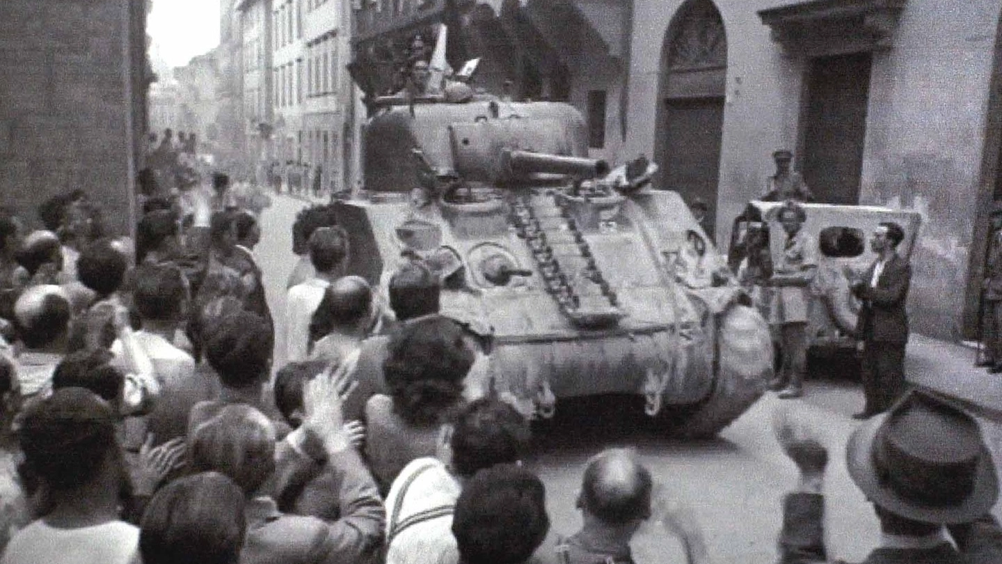 L'ingresso delle truppe alleate a Firenze
