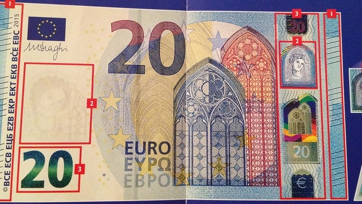 La nuova banconota da 20 euro 