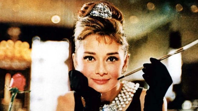 L’attrice Audrey Hepburn protagonista del film "Colazione da Tiffany"