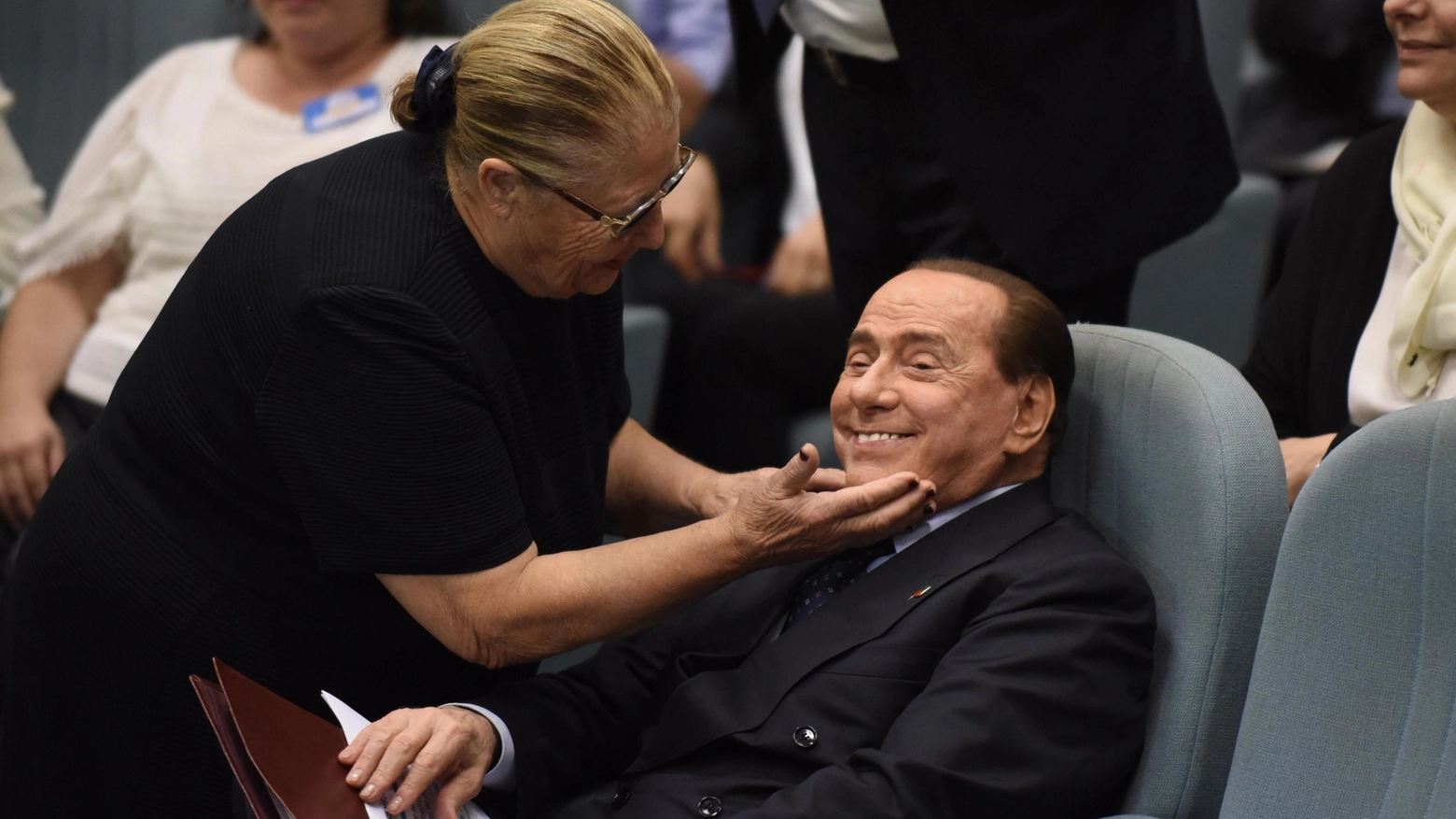 Silvio Berlusconi alla presentazione del Manifesto pro family a Perugia
