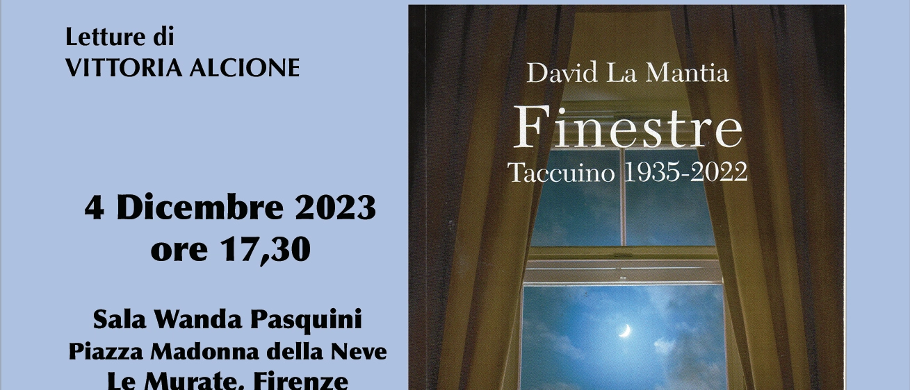 Il romanzo sarà presentato lunedì 4 dicembre da Rosalba de Filippis con l'autore
