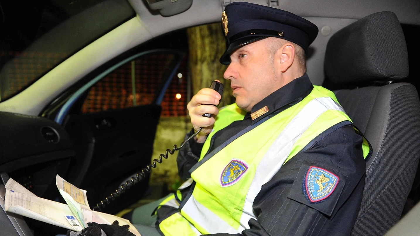 E’ intervenuta la polizia stradale Modena Nord
