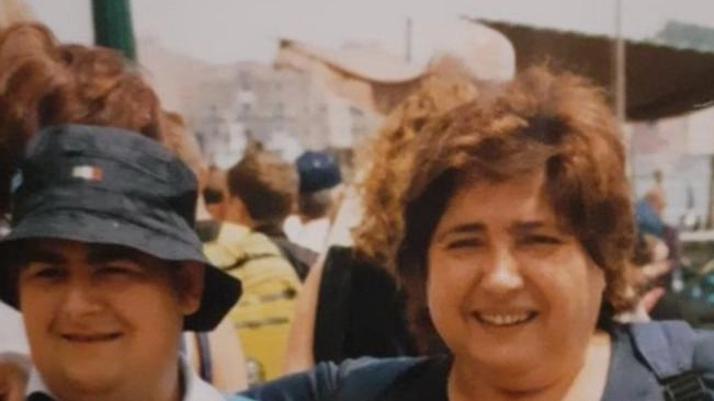 Giuseppe Fior Rosso allo stadio con la mamma Franca