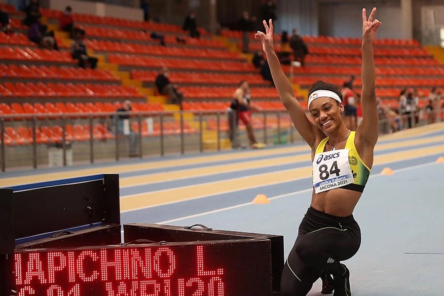 Larissa Iapichino, record del mondo (Colombo/Fidal)