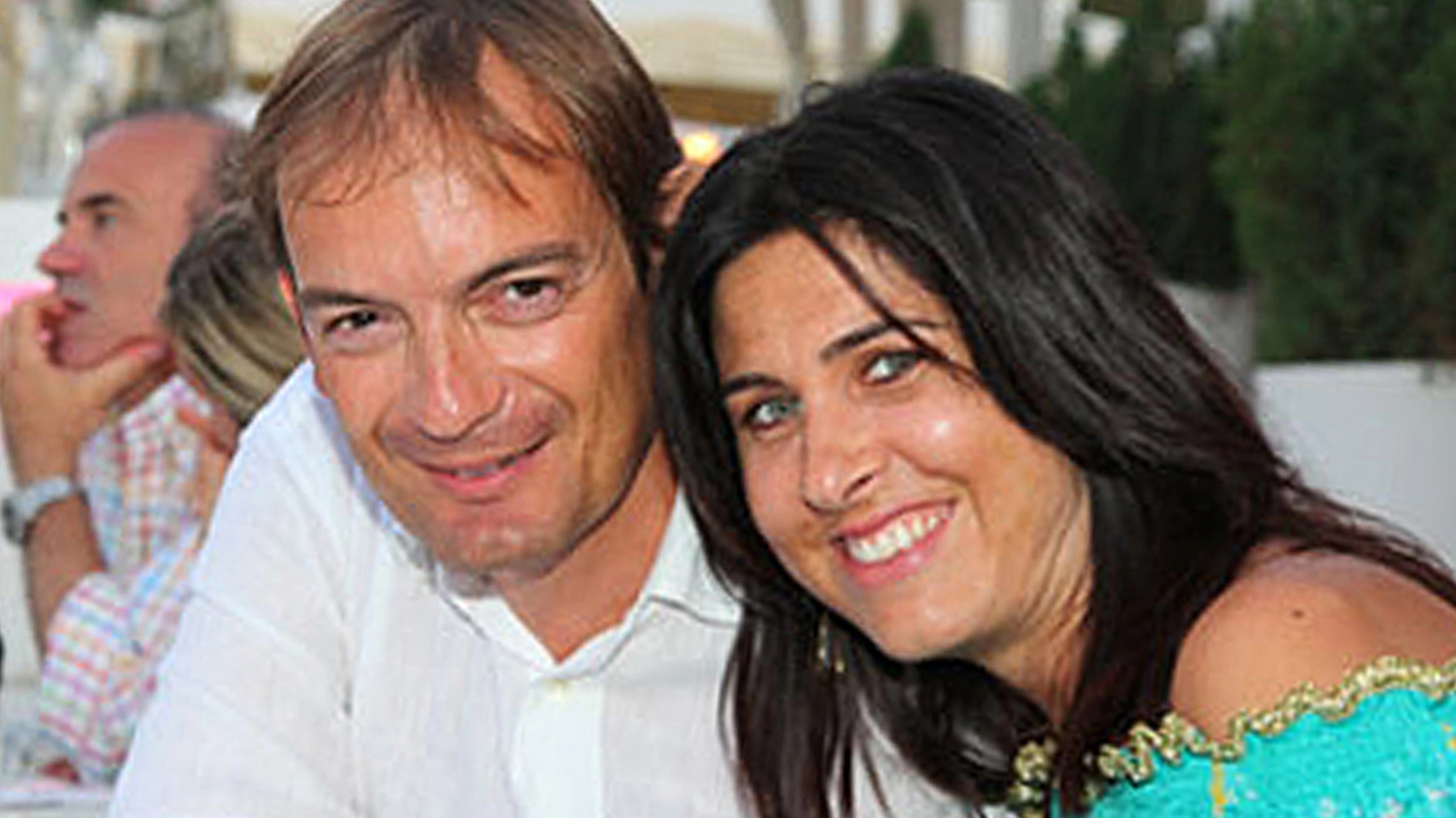 Matteo Cagnoni con la moglie uccisa Giulia Ballestri (Zani)