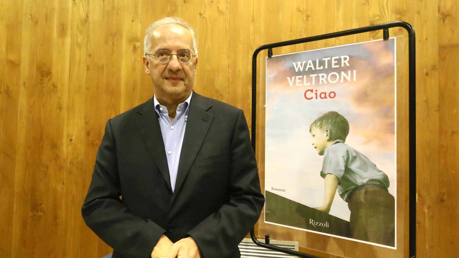 Walter Veltroni presenta il suo libro "Ciao" ad Avane. Foto Nucci/Germogli 