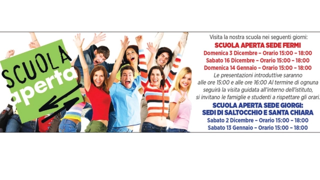 Scuola Aperta: Fermi-Giorgi, il polo delle innovazioni che soddisfa più esigenze culturali