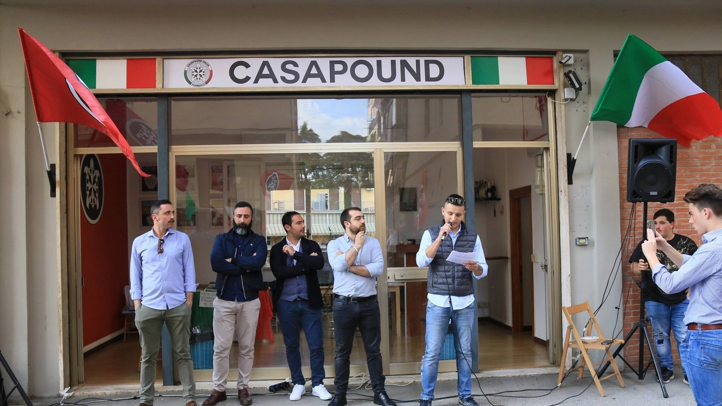 Inaugurazione sede Casapound a Scandicci (Firenze)