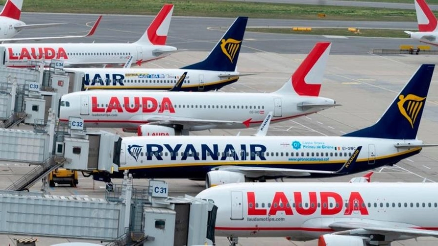 Aerei Lauda Air e Ryanair